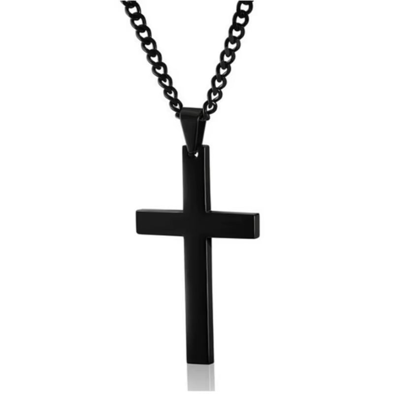 Religion Egyptian Ankh Crucifix Necklaces Cross Pendent Stainless Steel Symbol of Life Cross Necklaces Jewelry Gifts