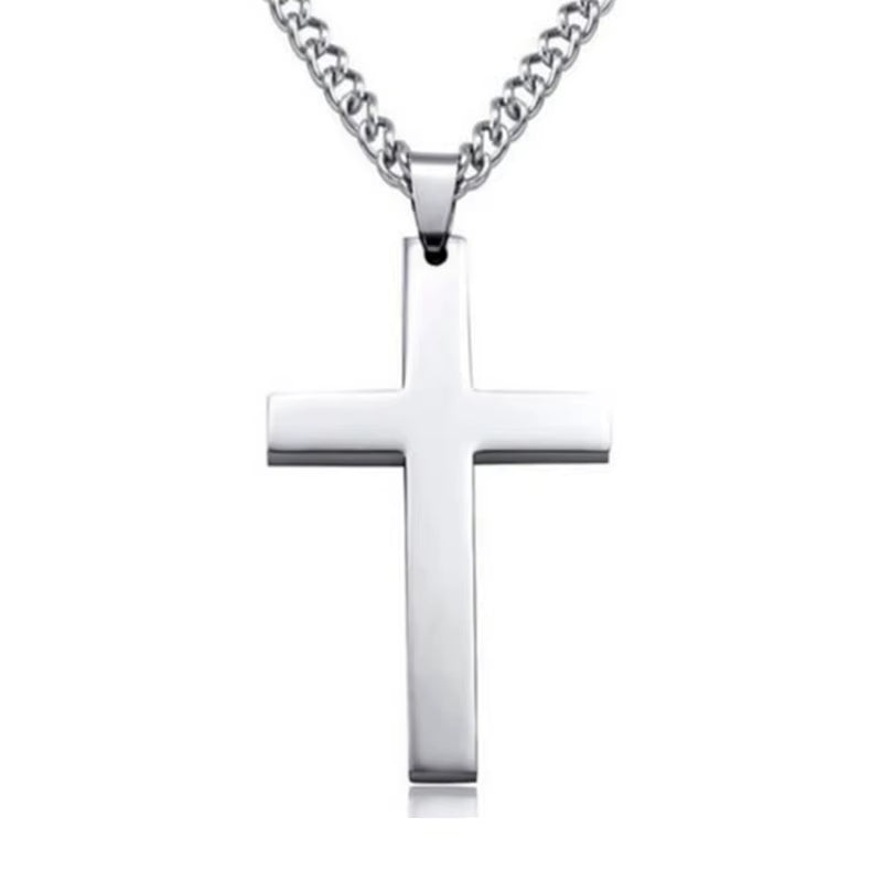 Religion Egyptian Ankh Crucifix Necklaces Cross Pendent Stainless Steel Symbol of Life Cross Necklaces Jewelry Gifts